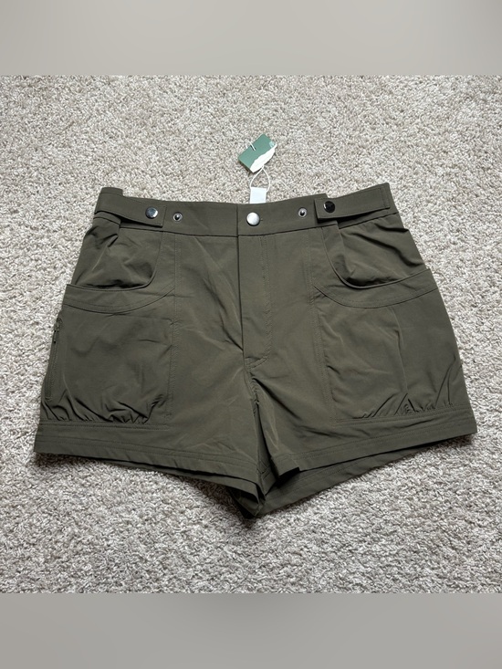 HALARA Pants - HALARA Mid Rise Adjustable Waistband Pocket Casual Shorts